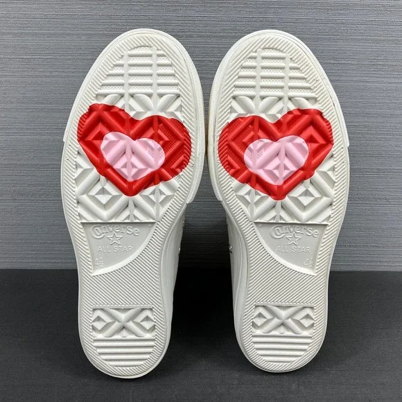 Size 6.5 - Womens Chuck Taylor All Star Lift Platform High 'Y2K Heart' A09114C - Picture 6 of 8